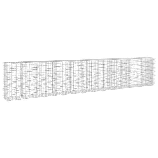 vidaXL Gabion s drátem 3,5 mm a síťkou 10x10 cm 1100x100x200 cm