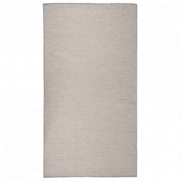 vidaXL Venkovní hladce tkaný koberec 80x150 cm světle šedý