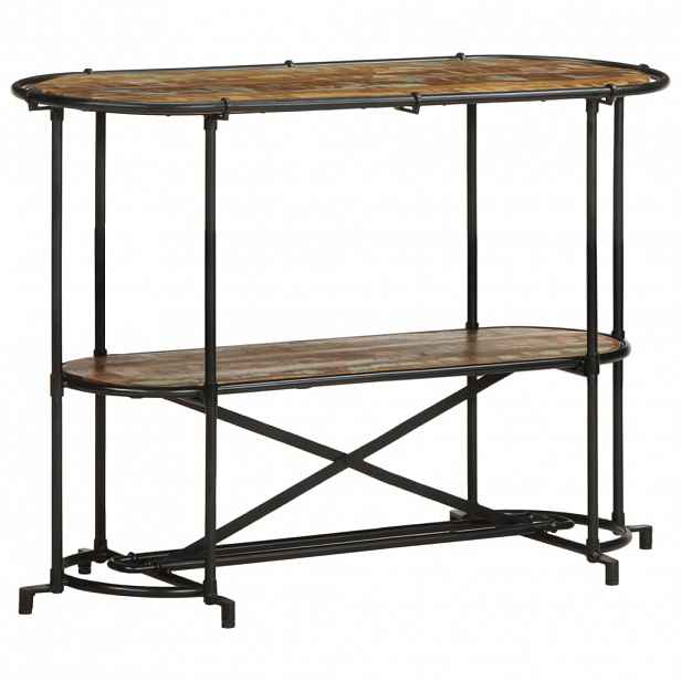 vidaXL Konzolový stolek 110 x 42 x 76 cm masivní recyklované dřevo