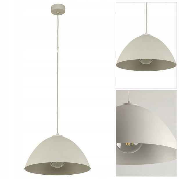 Závěsná lampa Faro béžová klasická do obývacího pokoje, útulná, Tk Lighting