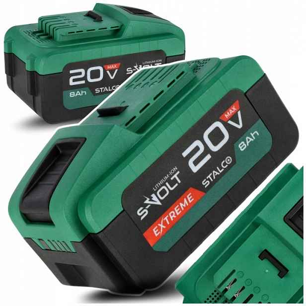 Akumulátor 8Ah Baterie Pro Akumulátorová Zařízení 20V Systém S-volt Stalco