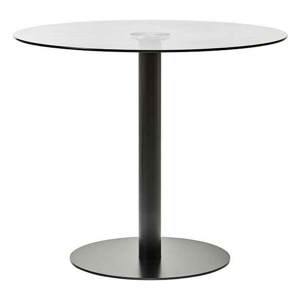 Kulatý jídelní stůl se skleněnou deskou ø 90 cm Metropolitan – Premier Housewares
