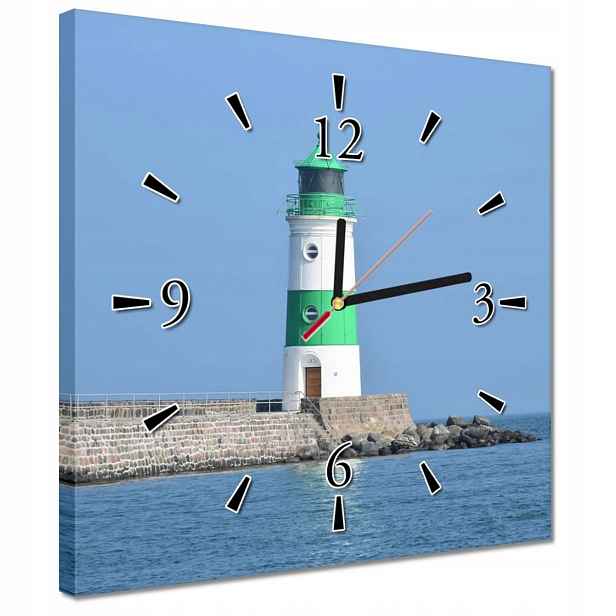 Hodiny 30x30 Maják