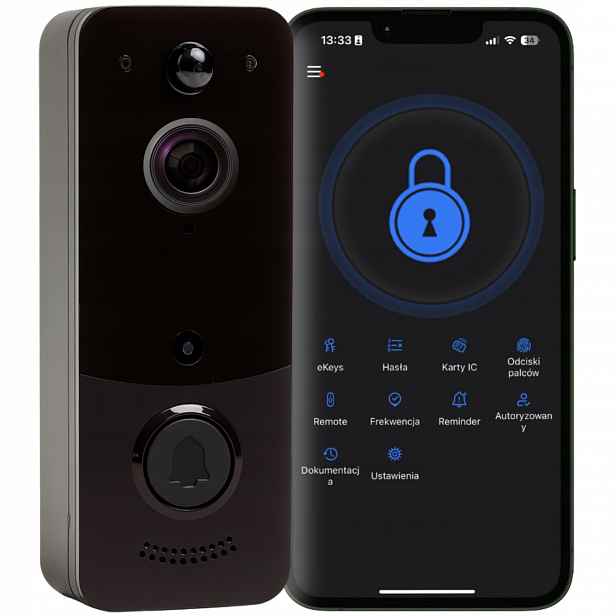 Bezdrátový Videotelefon Wifi Zvonek Na Dveře Branky Ttlock, Voděodolný