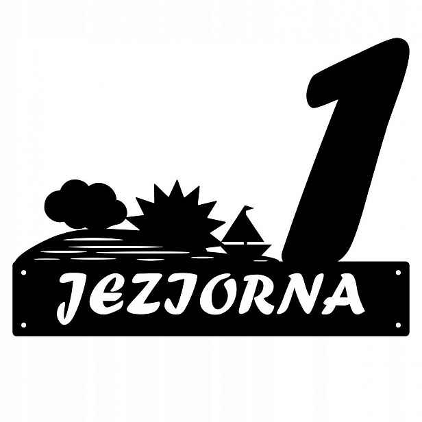 Číslo Na Dům 60cm Tabule Adresa Ocel 2MM Grafika 171