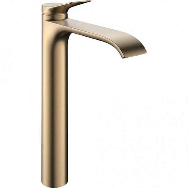 Hansgrohe Vivenis vysoká umyvadlová baterie s výpustí kartáčovaný bronz 75044140