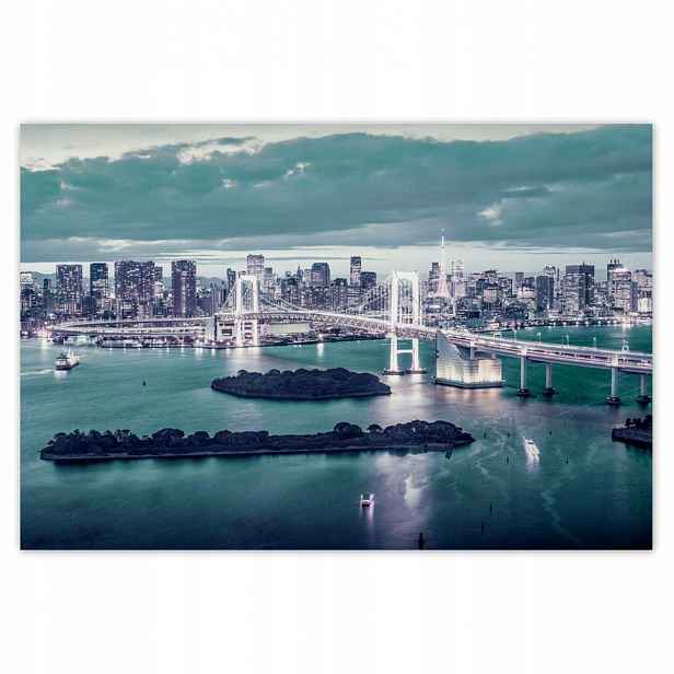 Plakáty 200x135 Duhový most v Japonsku