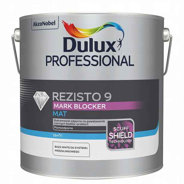 Rezisto 9 báze bílá 2,18L Dulux Professional