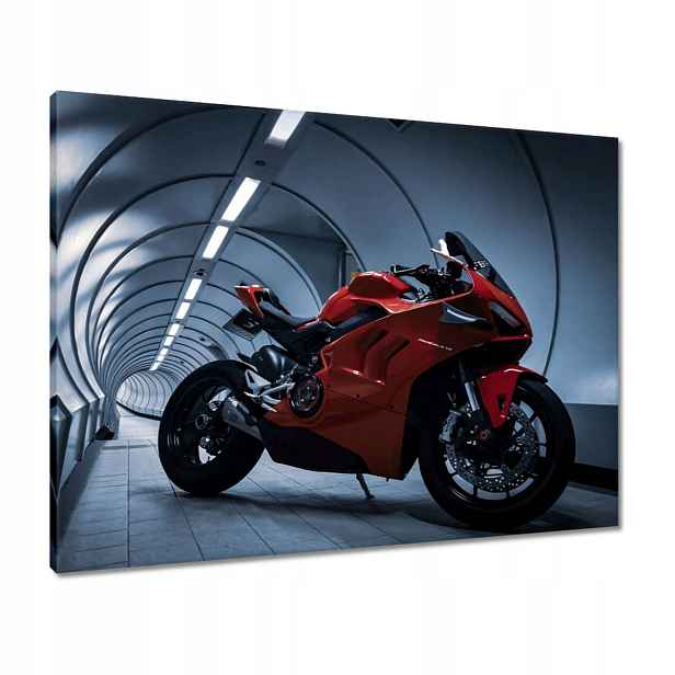 Obrazy 80x60 Červené Ducati Panigale