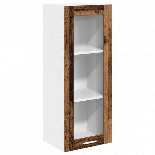 vidaXL Závěsná skříňka Staré dřevo 40 x 31 x 100 cm Kompozitní dřevo