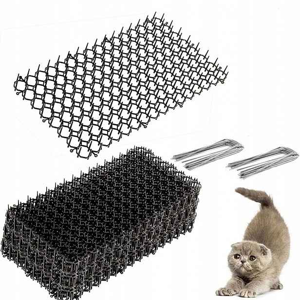 15 x Odpuzující Podložka Pro Kočky A Psy Proti Kočkám S Hroty Set 20X40 CM