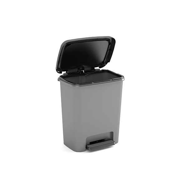 Curver Koš na odpad Compatta 25l, šedý