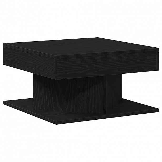 vidaXL Konferenční stolek Černý dub 57 x 57 x 30 cm Kompozitní dřevo