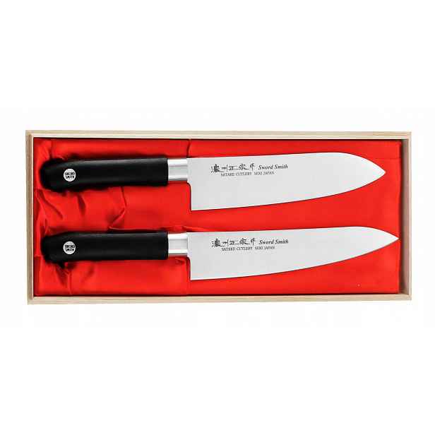Satake Sword Smith Sada Nůž pro šéfa Santoku