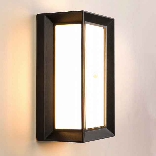 18W Venkovní Led Nástěnné Svítidlo Nad Vchodové Dveře s pohybovým senzorem IP65