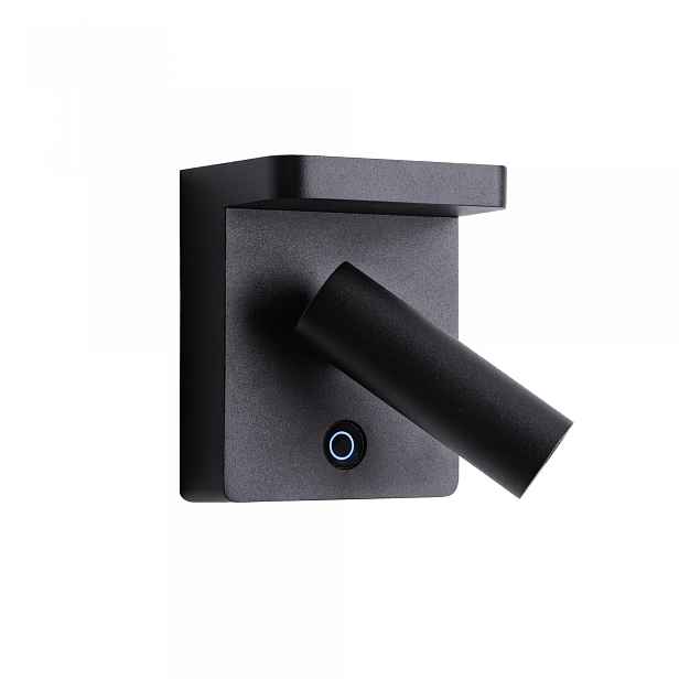 Led nástěnné svítidlo Lofer černé pohyblivé 7 W W0374 MaxLight