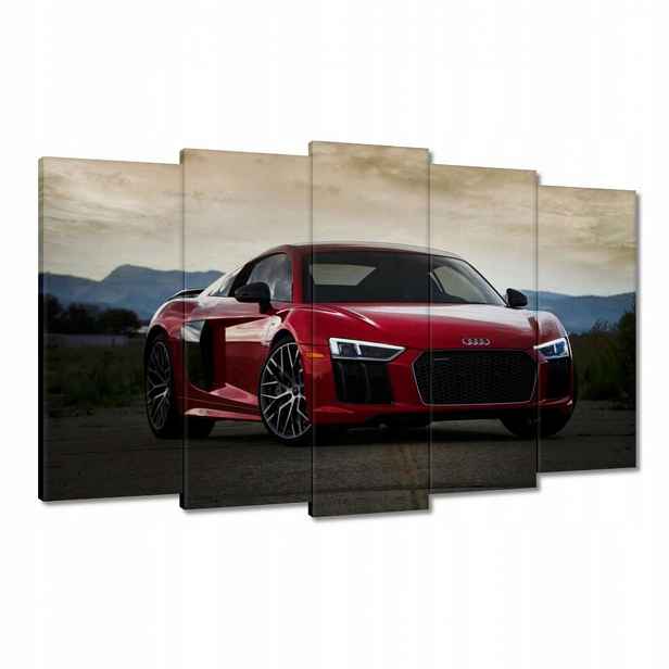 Obrazy 100x60 Červené Audi Auto