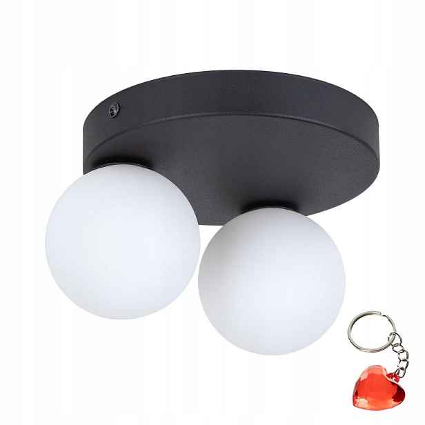 Stropní nástěnné svítidlo Bianca Bílé stínidlo 2 zdroje G9 6W Tk Lighting