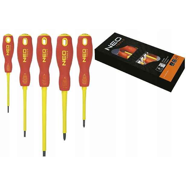 Neo Tools Šroubováky 1000V sada 5 ks SvCm 04-220