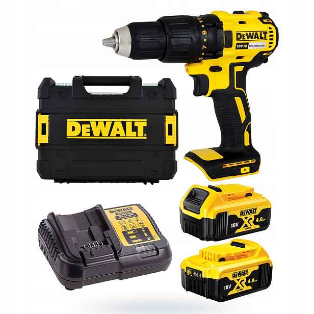 Bezkartáčový Aku Šroubovák 18V 2x4Ah DCD777M2T DeWalt