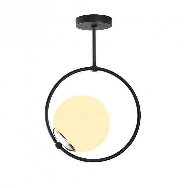 Černé kovové závěsné svítidlo Opviq lights Erasto