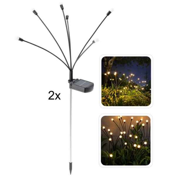 Chomik Zahradní solární lampa SOL5899 | 2 ks