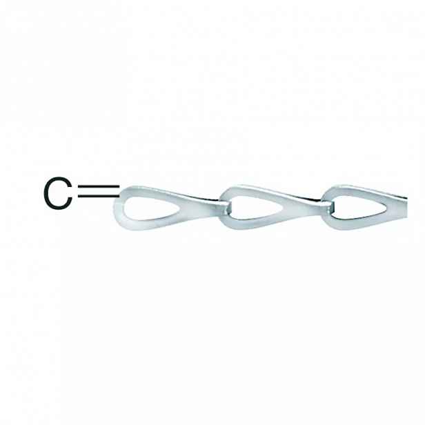 Řetěz patent. 0,4 mm chrom