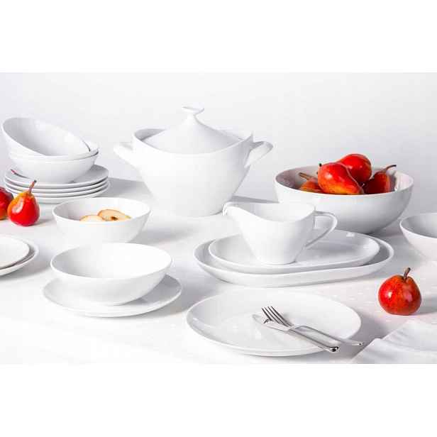 Jídelní servis – porcelán pro 6 osob MariaPaula Moderna Bílá 24 ks.