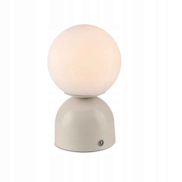 Led stolní lampa kovová béžová s proměnlivou barvou Cct pro kancelář Rudi