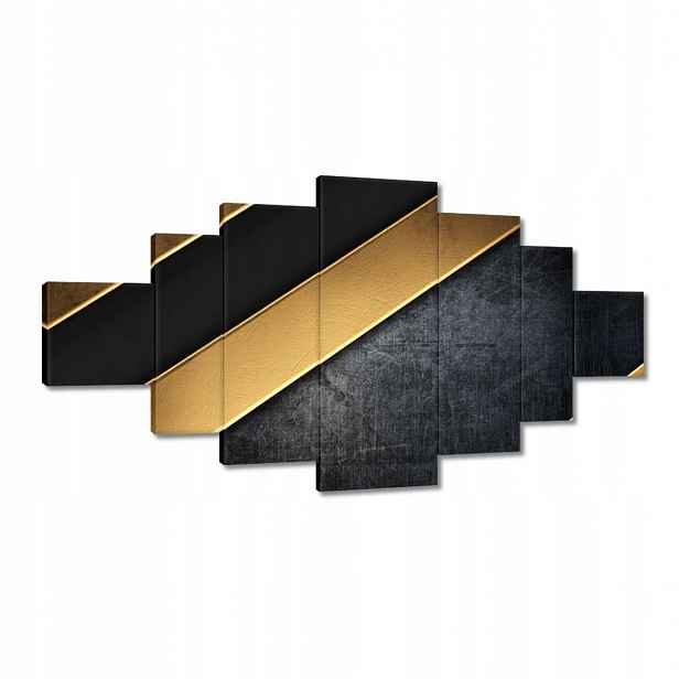 Obrazy 200x100 Zlaté pruhy