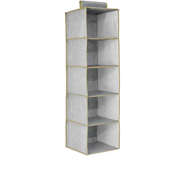 PROHOME - Organizér 5poschoďový krémový