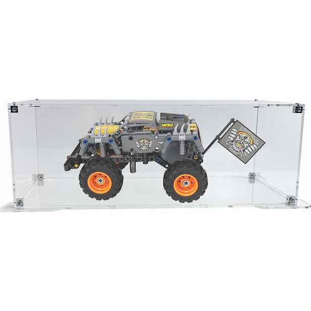 Vitrína s podstavcem Drewlandia pro stavebnici Lego 42119 Monster Jam Max-D