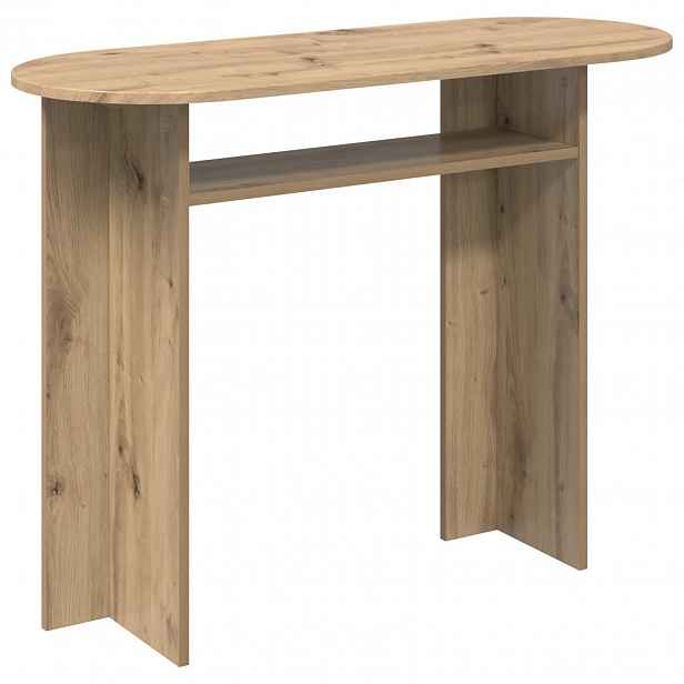 vidaXL Konzolový stolek Dub artisan 100 x 39,5 x 75 cm