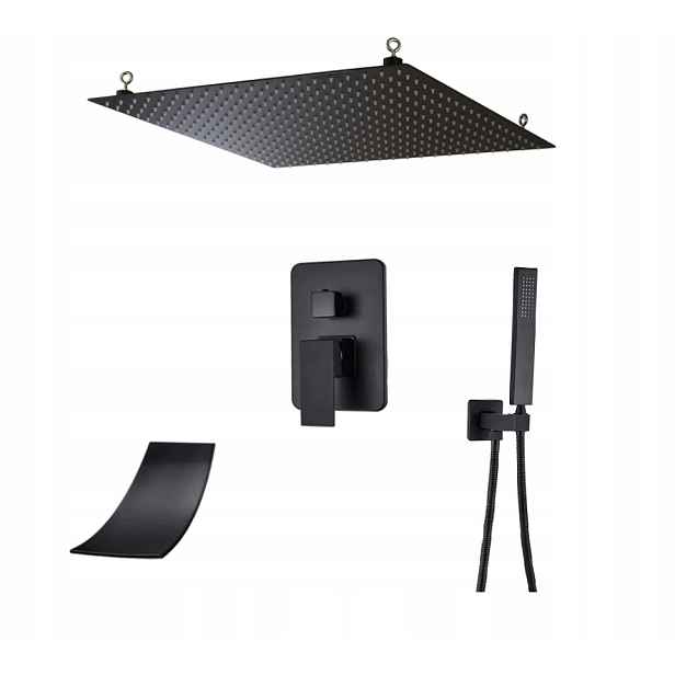 Podomítkový Set Dešťová Sprcha 50 cm Vodopád