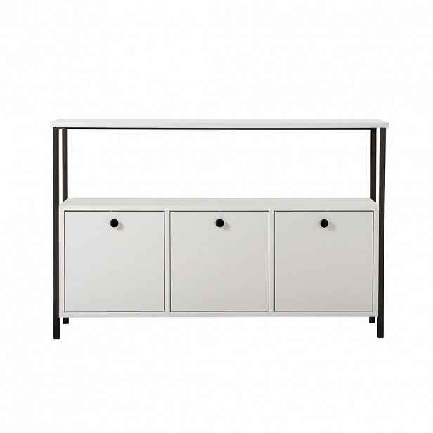 Calicosy SIENNA 3dveřová příborník s 1 horní policí, šířka 120 cm