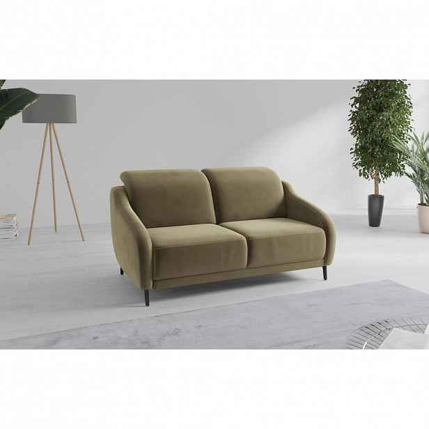 Sit & More 2,5SEDÁK, textil, olivově zelená