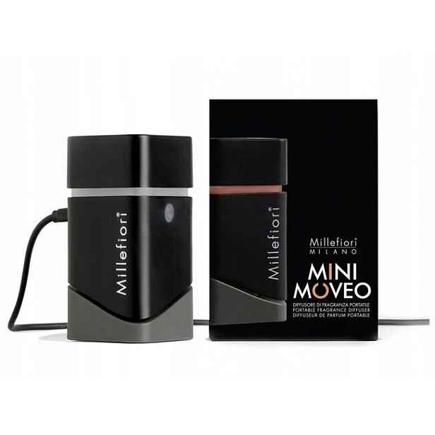 Millefiori Přenosný aroma difuzér Moveo Mini, černý