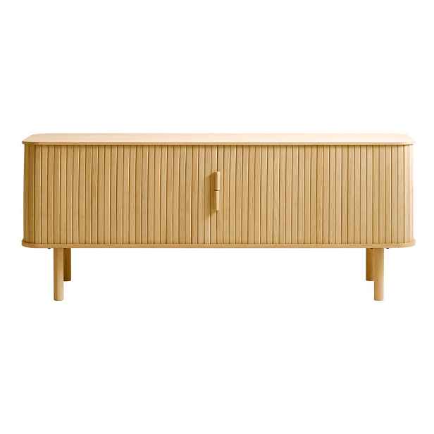 TV stolek v dekoru dubu v přírodní barvě 160x56 cm Cavo – Unique Furniture