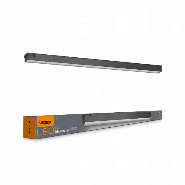 Videx Led kolejnicový reflektor 50W 1,2 m černý VL-BNL02-50125B
