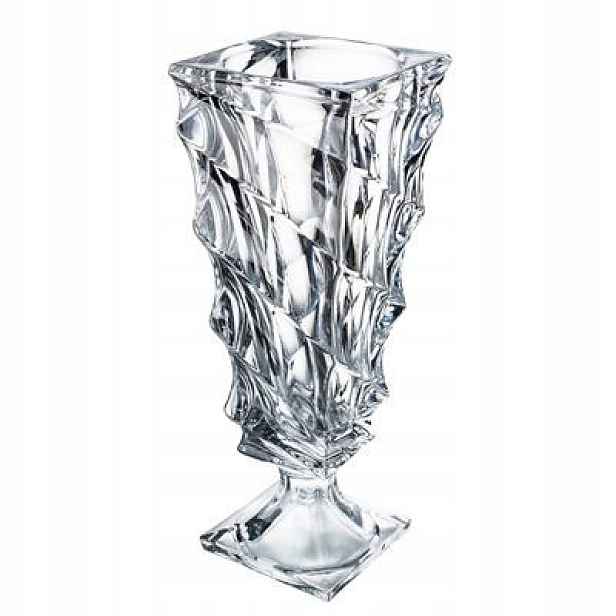 Bohemia Casablanca Váza Na Noze 390 MM