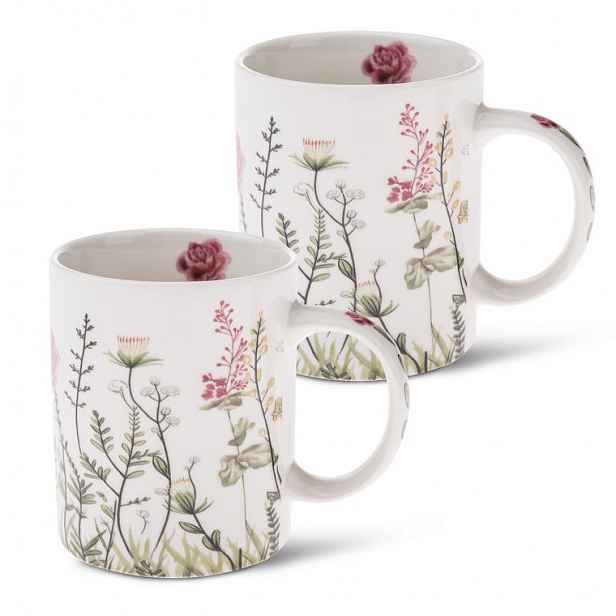 Sada porcelánových hrnků LETNÍ ZAHRADA 330 ml 2 ks