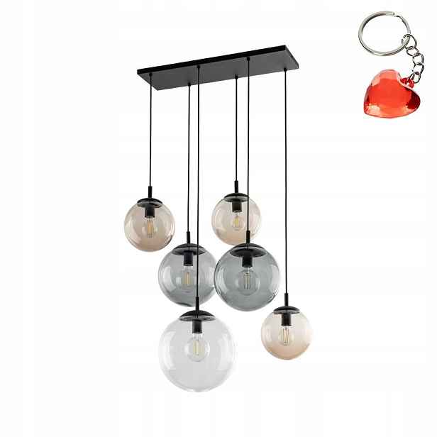 Stropní Svítidlo Vícebarevný lustr 6xE27 Moderní nad stůl Tk Lighting