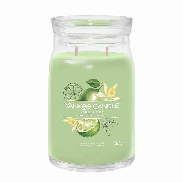 Velká vonná svíčka Yankee Candle Vanilla Lime