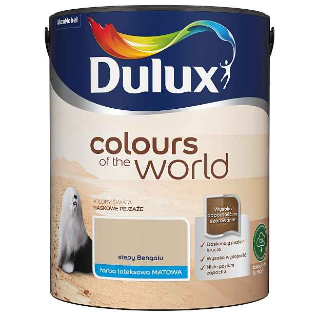 Dulux Colours Of The World Barva Disměrná Barva Stepy Bengal 5L