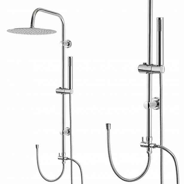 Sprchový Set Bezbateriový Sprchový Sloup S Velkou Dešťovou Sprchou 30 CM