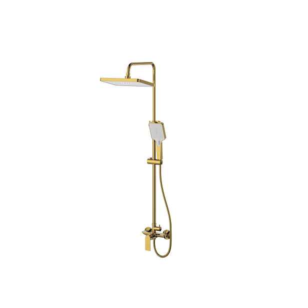 Sprchový sloup s baterií Mixxus Premium Alex 003J Brushed Gold