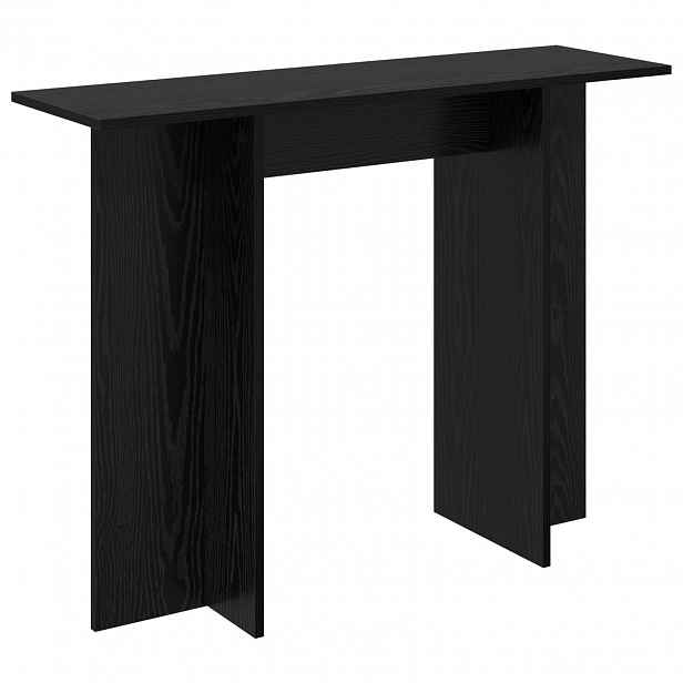 vidaXL Konzolový stolek Černý dub 100 x 30 x 75 cm Kompozitní dřevo