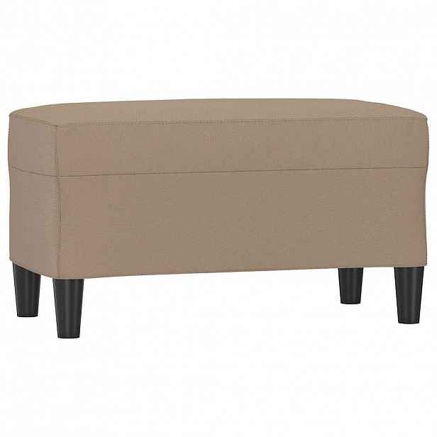 vidaXL Lavice cappuccino 70x35x41 cm umělá kůže