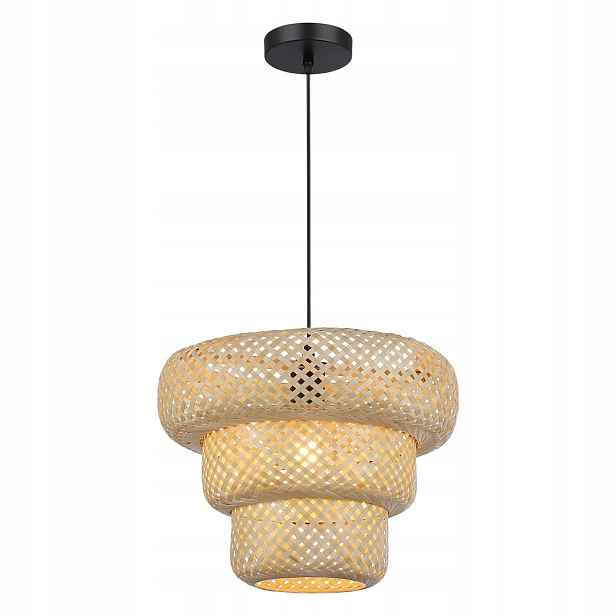 Závěsná lampa boho Bambusové osvětlení E27 Tulum Eko-light