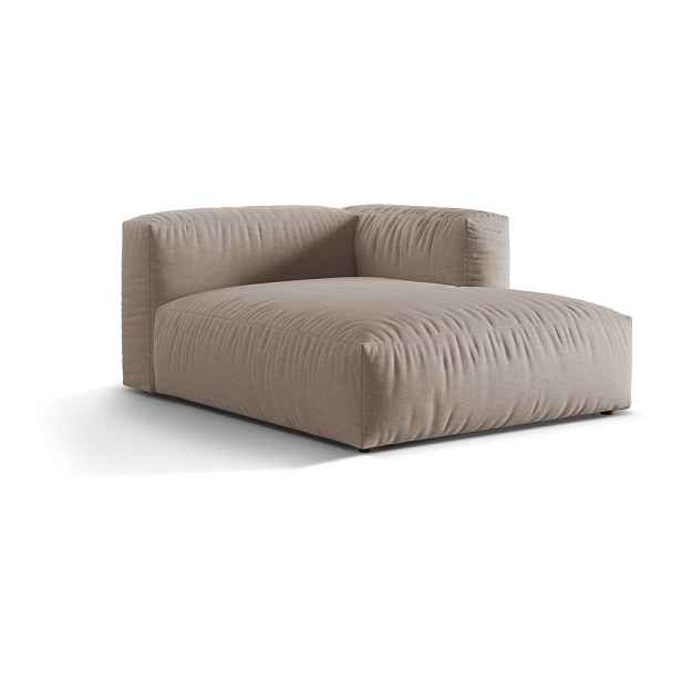 Béžový modul pohovky (pravý roh) Martina – Micadoni Home